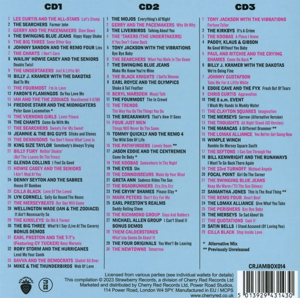 Various Artists – LET'S STOMP! MERSEYBEAT AND BEYOND 1962-1969 (CD)