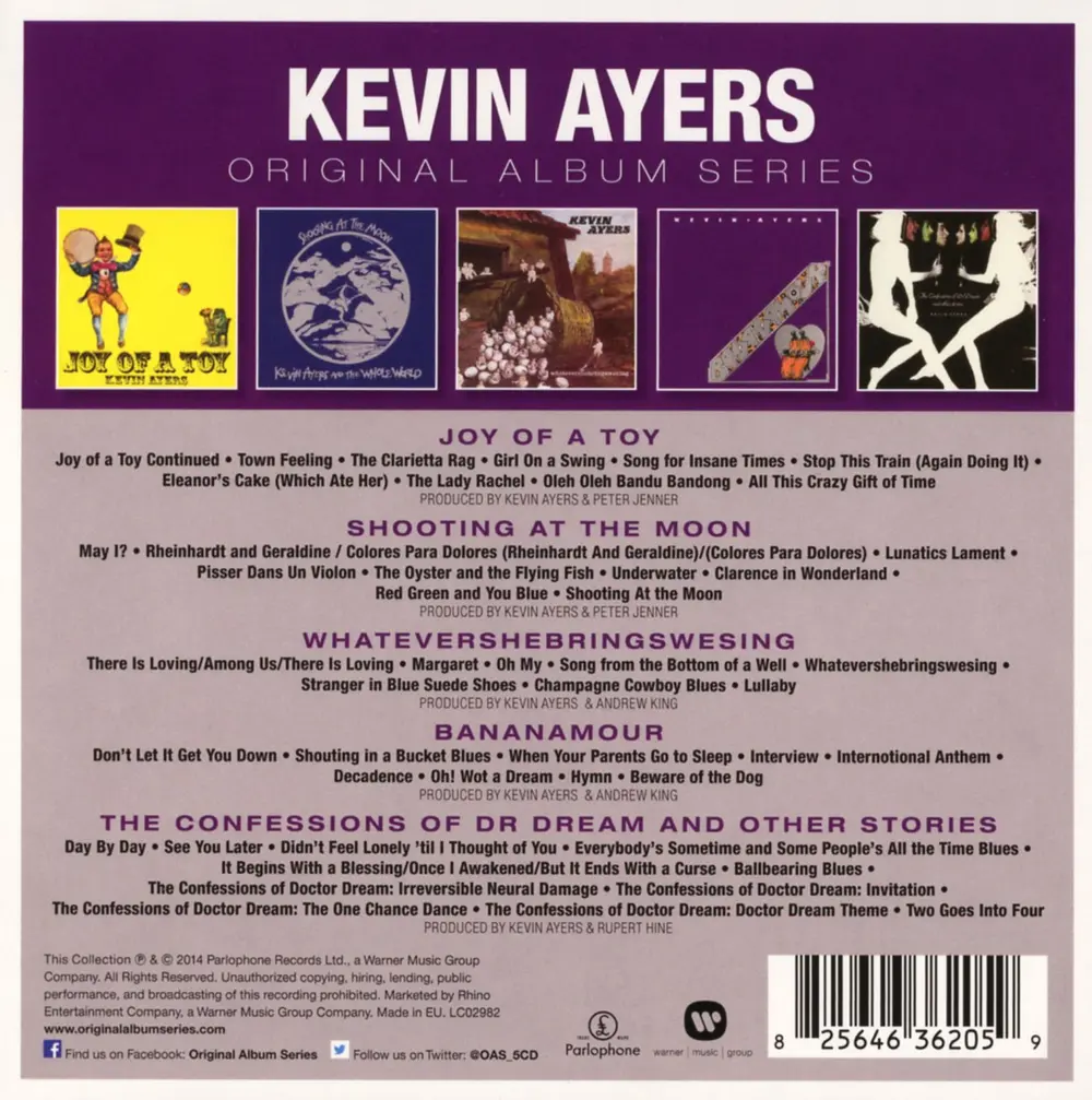 Kevin Ayers – ORIGINAL ALBUM SERIES (CD)