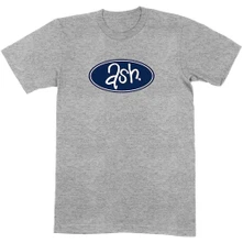 Ash, Tričko Retro Logo, Unisex, Čierna
