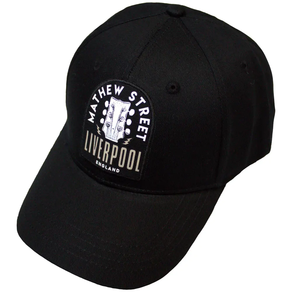 Unisex Baseball Cap: Mathew St Guitar (Black)