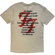 Unisex T-Shirt: 1995-2025 Albums (Natural) (Back Print) thumbnail
