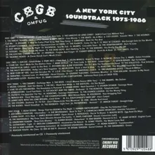 CBGB - A NEW YORK CITY SOUNDTRACK 1975-1986 thumbnail