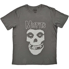 Misfits, Tričko Logo & Fiend, Unisex, Šedá