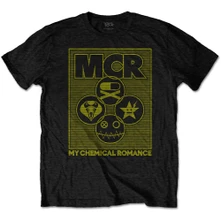 My Chemical Romance, Tričko Lock Box, Unisex, Čierna