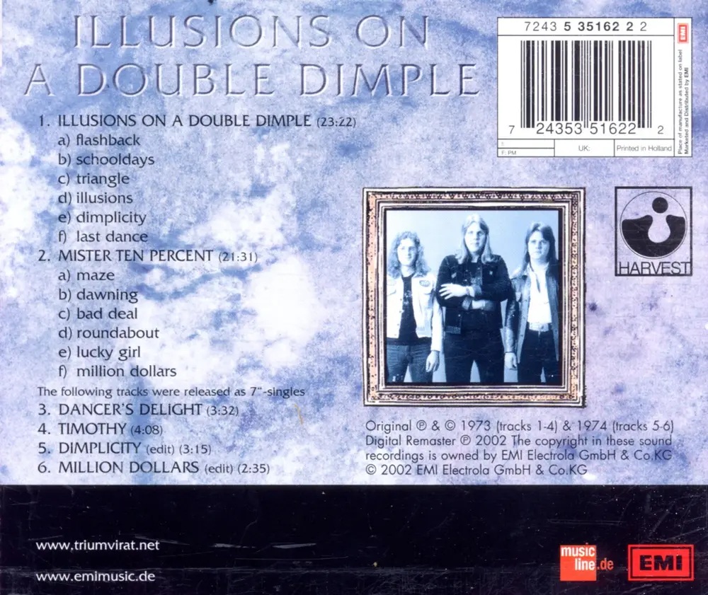 Triumvirat – ILLUSIONS ON A DOUBLE/REM. (CD)