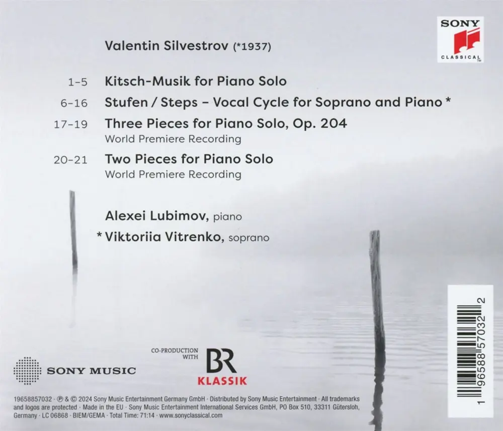 Valentin Silvestrov: Forgotten Word I Wished To Say