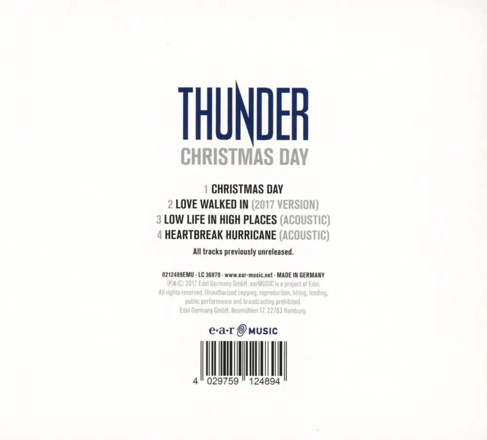 THUNDER - CHRISTMAS DAY