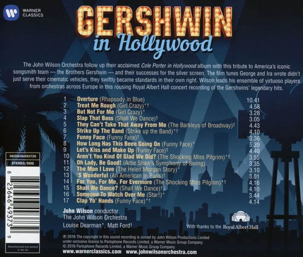 The John Wilson Orchestra – GERSHWIN IN HOLLYWOOD (CD)