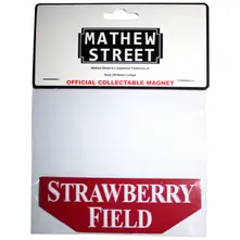 Fridge Magnet: Strawberry Field Embossed