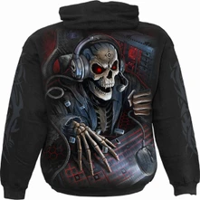 Unisex Pullover Hoodie: PC Gamer (Black) (Back & Sleeve Print) thumbnail