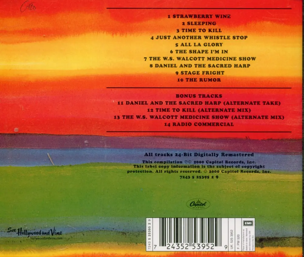 The Band – STAGE FRIGHT/REMASTERS (CD)