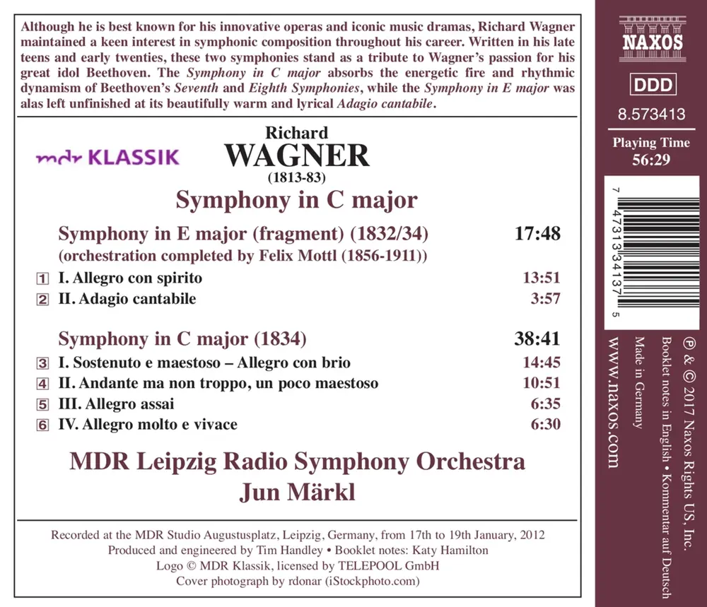 SYMPHONY IN C MAJOR/SYMPHONY IN E MAJOR (FRAGMENT)