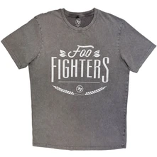 Foo Fighters, Tričko Warped Logo, Unisex, Šedá