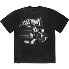Looney Tunes – Retro Bugs Flag (Noir) (T-shirt)