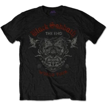 Black Sabbath, Tričko The End Mushroom Cloud, Unisex, Čierna