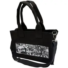 Cotton Tote Bag: Anthology (Black) (Back Print) thumbnail