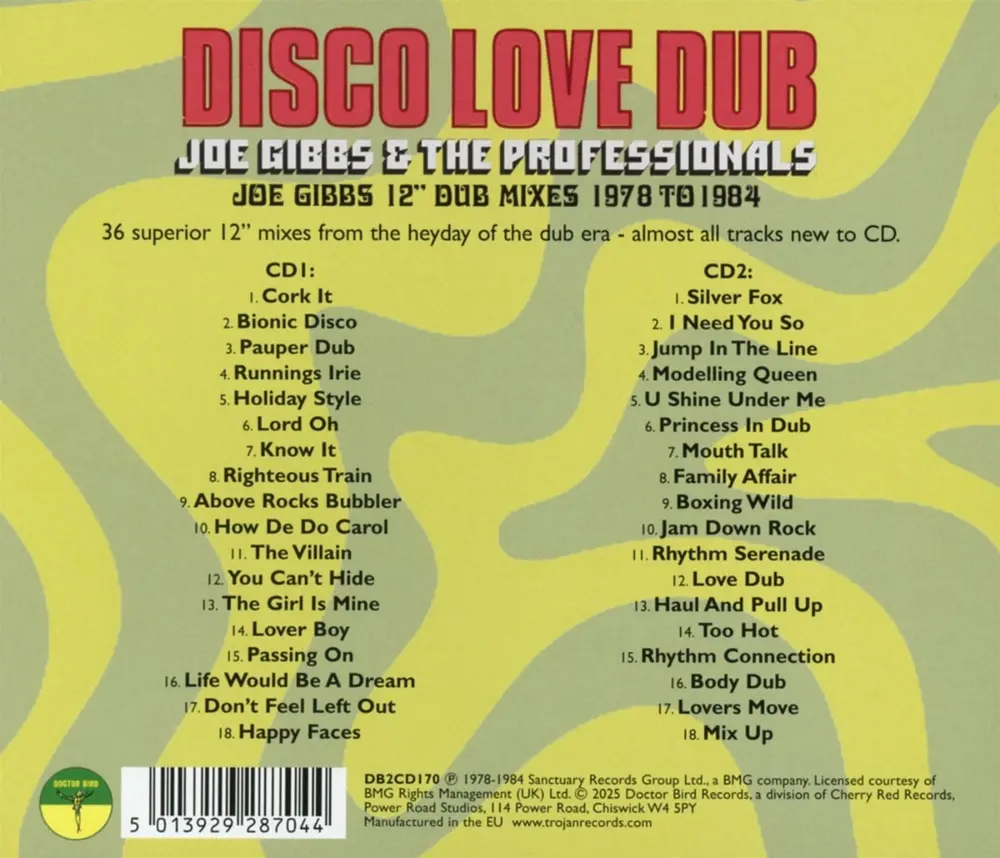 DISCO LOVE DUB - JOE GIBBS 12" DUB MIXES 1978-1984