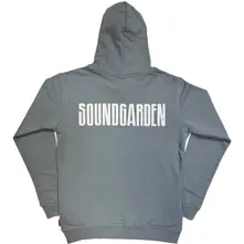 Unisex Unplugged Pullover Hoodie: Circle Logo (Blue) (Back Print) thumbnail