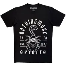 Nothing More, Tričko Scorpion, Unisex, Čierna