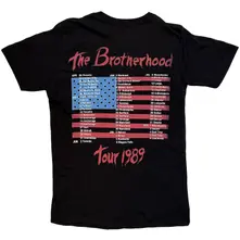 Unisex T-Shirt: The Brotherhood (Black) (Back Print) thumbnail