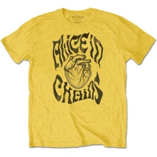 Alice In Chains, Tričko Transplant, Unisex, Žltá