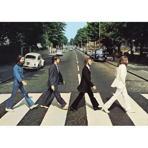 Postcard: Abbey Road Crossing Full Bleed Image