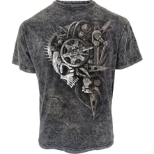 Spiral Stairs, Tričko Diesel Punk, Unisex, Šedá