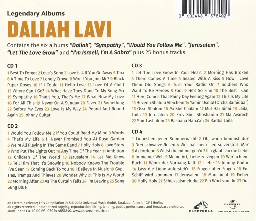 Daliah Lavi – BIG BOX (CD)