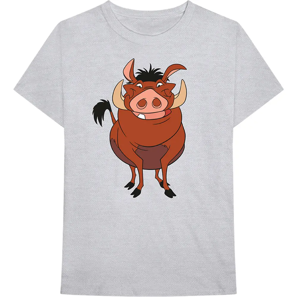 The Lion King Pumbaa Pose (Gris) (T-shirt)