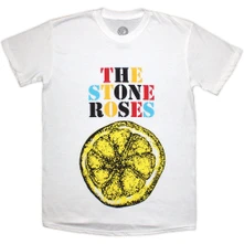 The Stone Roses, Tričko Lemon Multicolour, Unisex, Biela