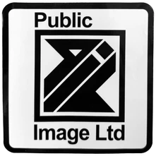 PIL Public Image Ltd, Nálepka Sticker: Diamond Logo & Text