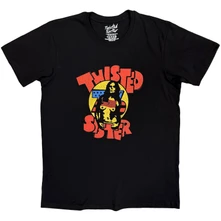 Twisted Sister, Tričko 76, Unisex, Čierna
