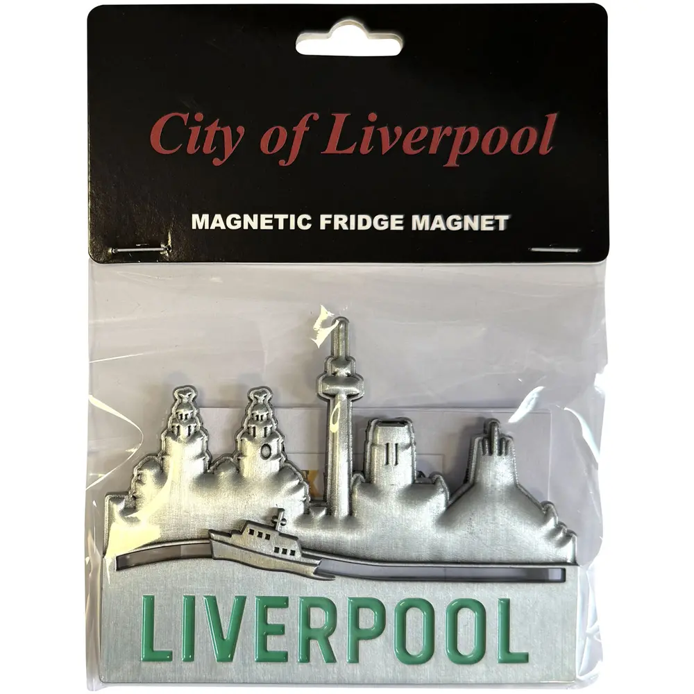 Premium Fridge Magnet: City Of Liverpool Skyline