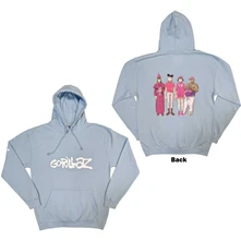Gorillaz, Mikina Cracker Island, Unisex, Modrá