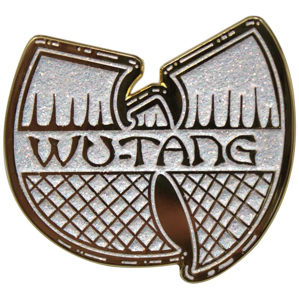 Wu-Tang Clan – White & Gold Logo (Odznak)