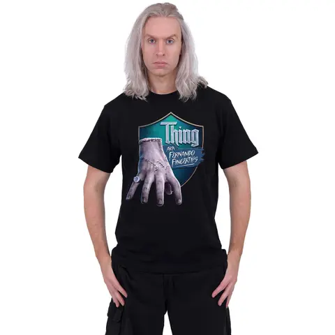 Wednesday – Tričko Fernando Fingertips' (Čierna), Unisex, Čierna