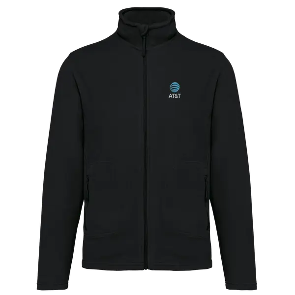 Team colors – Zipper AT&T Soft Microfleece, Unisex, Black