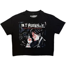 Croptop Ladies Crop Top: Three Cheers (Black)