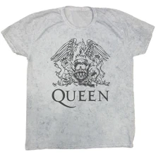 Queen, Tričko Crest, Unisex, Biela
