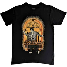 Sun Records, Tričko Unisex T-Shirt: Elvis Dancing (Black), Unisex, Čierna