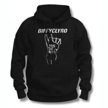 Biffy Clyro, Mikina Mon The Biff, Unisex, Čierna