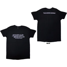 The Human League, Tričko Soundtrack To A Generation, Unisex, Čierna