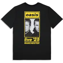 Tričko Unisex T-Shirt: Manchester 19 July Event (Black) (Back Print & Ex-Tour)