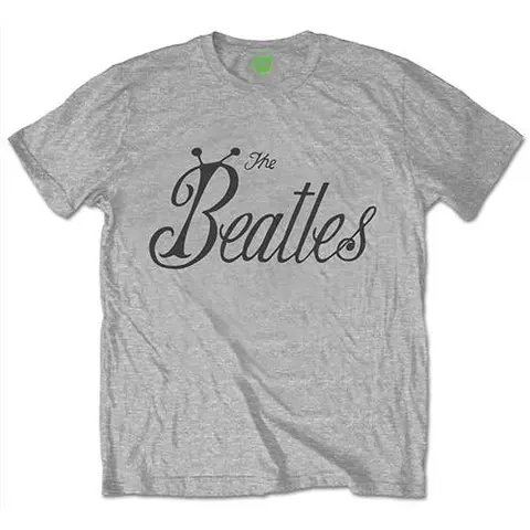 The Beatles – Tričko Bug Logo (Šedá), Unisex, Šedá