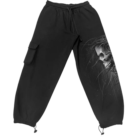 Unisex Cargo Joggers: Death Forever (Black)