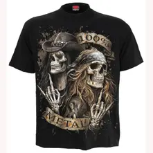 Unisex T-Shirt: Pure Metal (Black) (Back Print) thumbnail