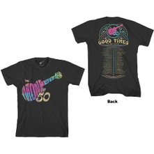 The Monkees, Tričko Guitar Discography, Unisex, Čierna