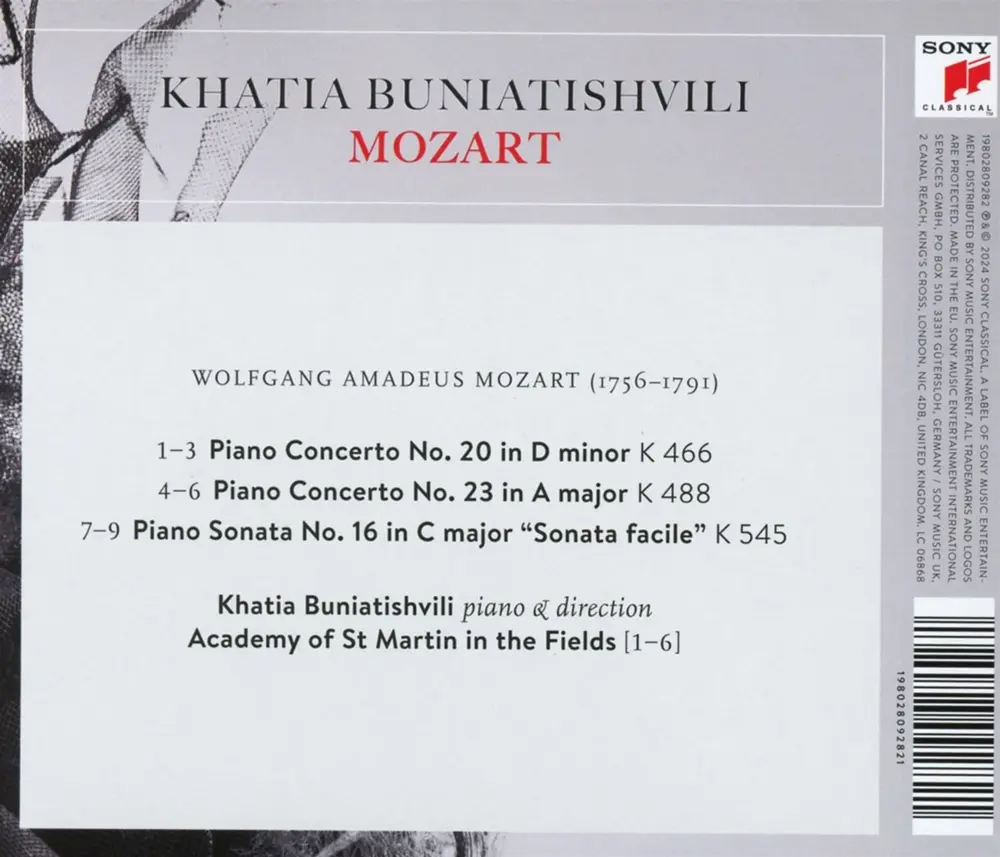 Mozart: Piano Concertos Nos. 20 & 23