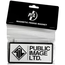 PIL Public Image Ltd, Magnetka New Logo Stacked Text