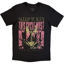 Tričko Unisex T-Shirt: This Cycle Must End Stacked (Black)